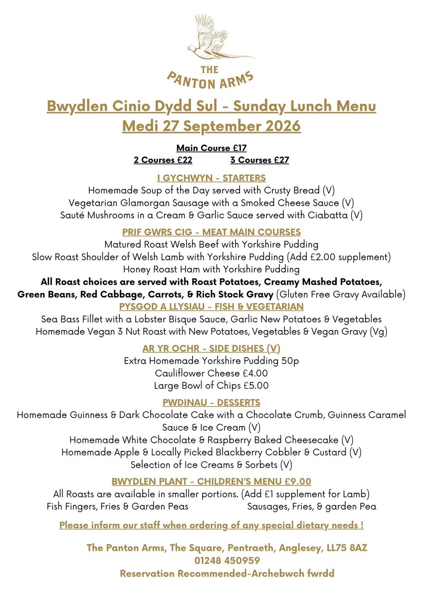 PantonArms's tweet photo. A minor Change to Sundays Desserts. Chef is now making an Apple &amp; Locally Picked Blackberries Cobbler with Custard
Newid bach i bwdinau dydd Sul. Mae'r cogydd bellach yn paratoi 'cobbler' afalau a mwyar duon lleol gyda chwstard https://t.co/BsUSJuA0rt