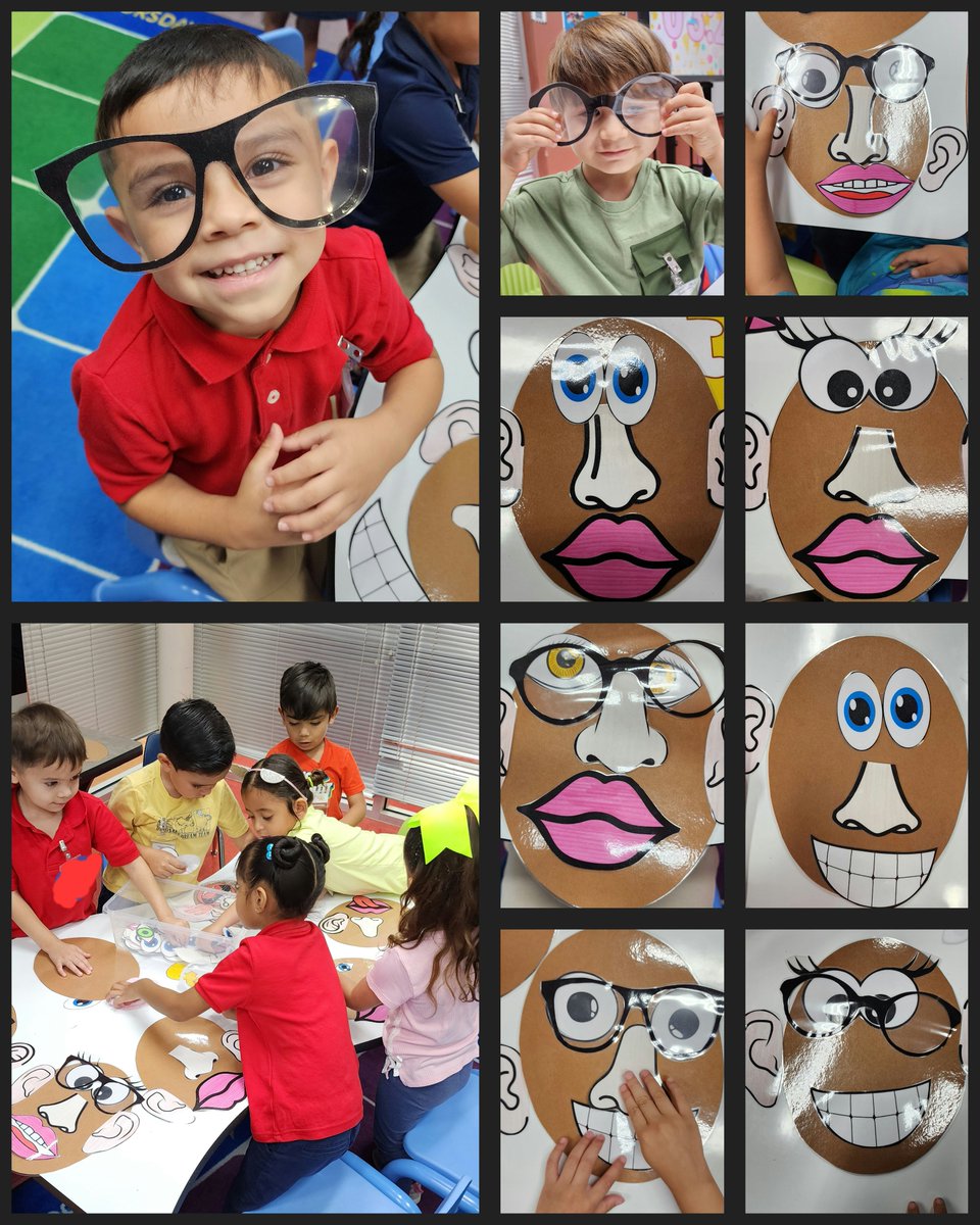 YsletaPreK's tweet photo. Our PK Teddy Bears had so much fun creating their very own Mr. Potato Head! 🥔✨ In this hands-on activity, our little learners practiced important skills such as identifying body parts, following directions, making choices, strengthening fine motor skills, and using their creativity. Learning through play makes every experience fun and meaningful! 🧸❤️ #YPK #PreKLearning @YsletaISD @PK8Academics @BrendaChR1