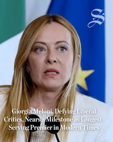 HAWGEO's tweet photo. @DakdaR22 PM of Italy, Giorgia Meloni is a rare, one of a kind politician, who is not afraid of standing up to war criminal Putin &amp; his regime. She’s brave, speaks the truth, has more guts, integrity, intelligence &amp; honesty than all the rest of the world leaders put together. A real woman. https://t.co/AwcnPoskST