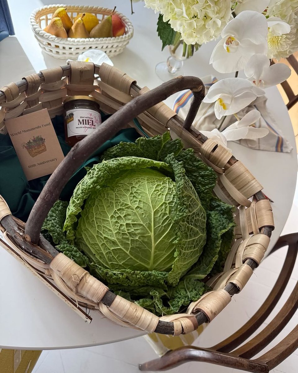 jamison_lan6wty's tweet photo. There is a cabbage in my kitchen that is surely the poshest in the world. It hails from Le Potager du Roi at Versailles, which confirms it.
Joining the World Monuments Fund dinner with .
Merci https://t.co/08quchKrCy