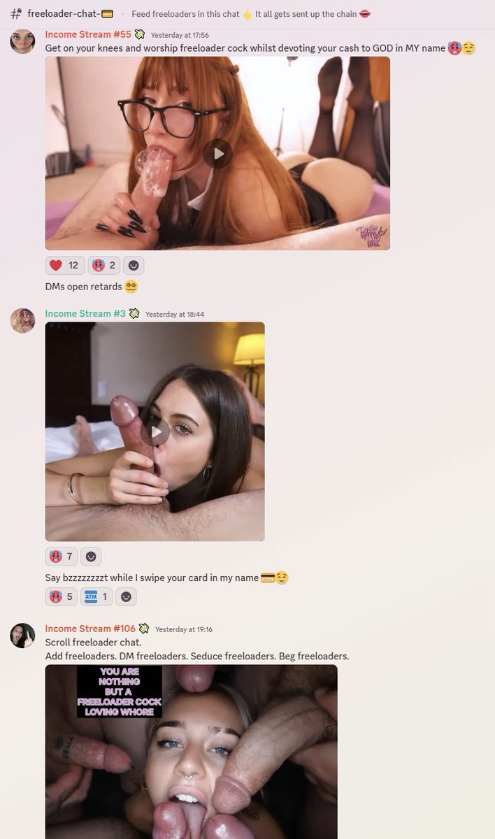 SalaryMogger's tweet photo. I don't even do effort anymore 🥴🥵

All I have to do is check 1 or 2 dms per day cuz My freeloaders do most of the draining for Me 🤤 https://t.co/GW6LmP9zkt