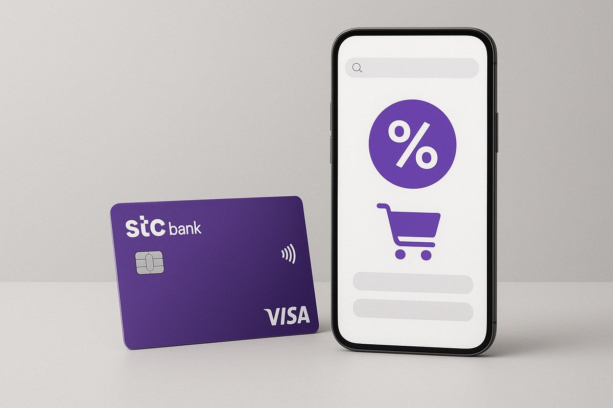 ProductTec's tweet photo. احصل كاش باك حتى 20% على مشترياتك من المواقع العالمية عند الدفع ببطاقات Visa من STC Bank السعودية. استغل التوفير مع تسوقك العالمي باستخدام بطاقتك. المصدر: @stcbank_ksa

 https://t.co/lAxvHZUZqQ https://t.co/yQGZNM8TDU