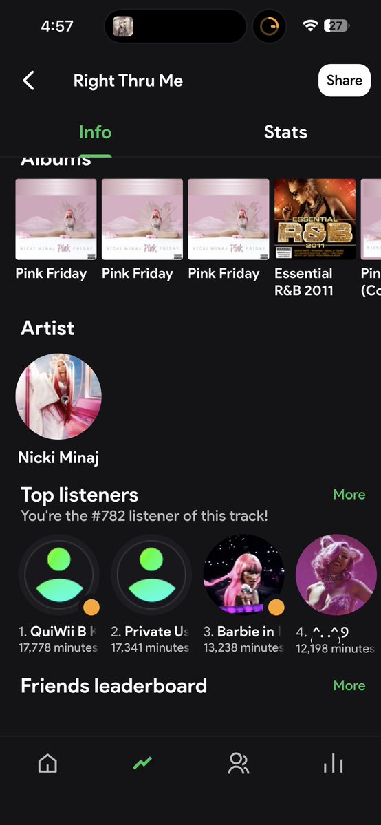 barbz_kitten420's tweet photo. More music listening accomplishments #barb #NickiMinaj #Onika https://t.co/92L0Vf5udv