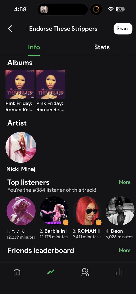 barbz_kitten420's tweet photo. Last of my music listening wins ⭐️ #NickiMinaj #Barb #Onika https://t.co/5vTFWeL9oJ