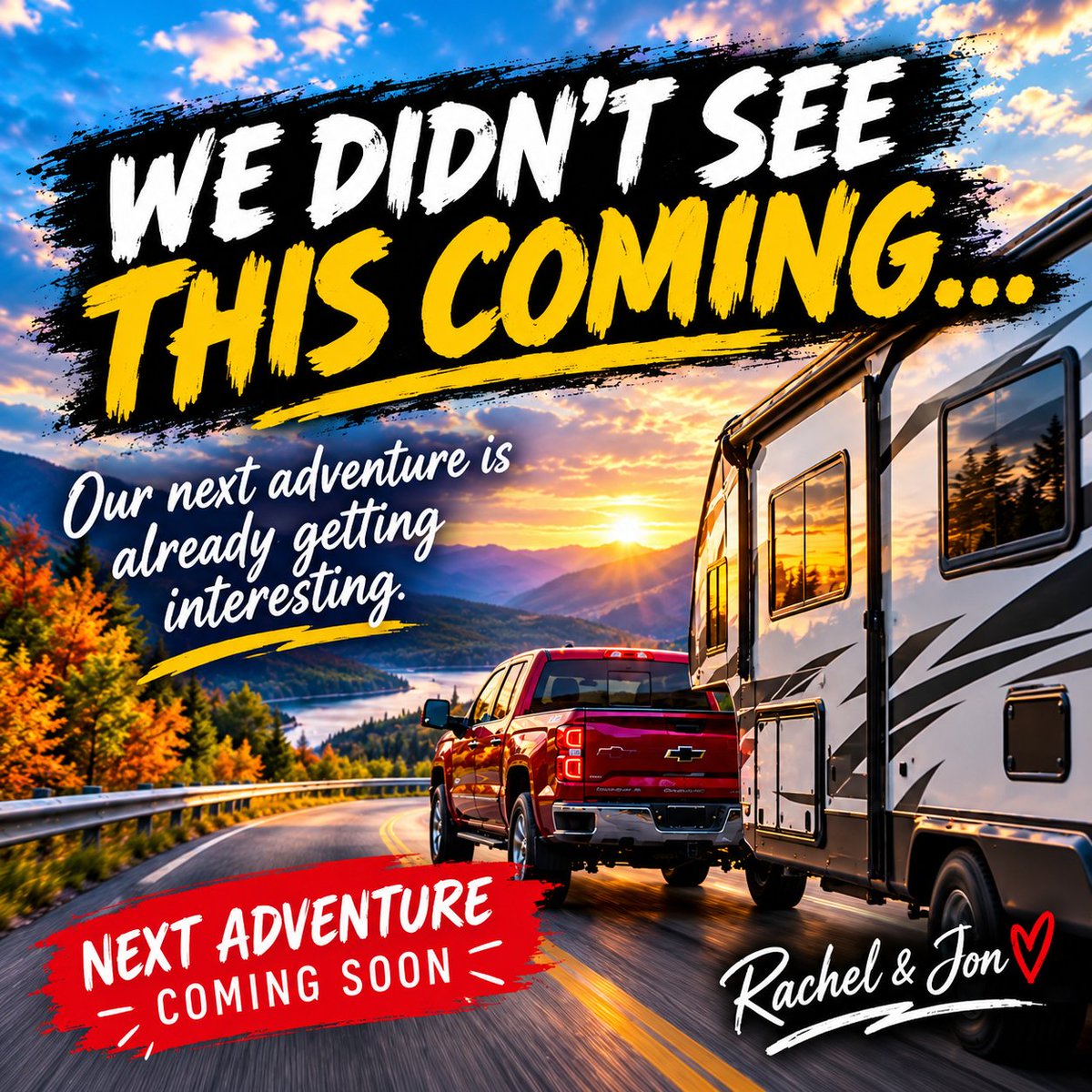 DoubleDownandDr's tweet photo. We’re getting ready for our next adventure, and this one is already shaping up to be different.

There’s a road trip.
There’s an RV.
There may be a few unexpected stops.
And we might have gotten an opportunity we REALLY didn’t see coming. 🤫
That’s all we’re saying for now. https://t.co/DHuDQKYQPQ