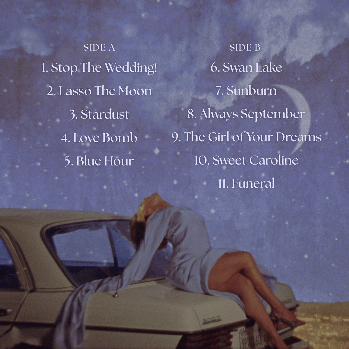 ashecharts's tweet photo. Ashe has revealed the tracklist for “The Girl of Your Dreams.”

Which track are you claiming? https://t.co/4gIkeJFWvy