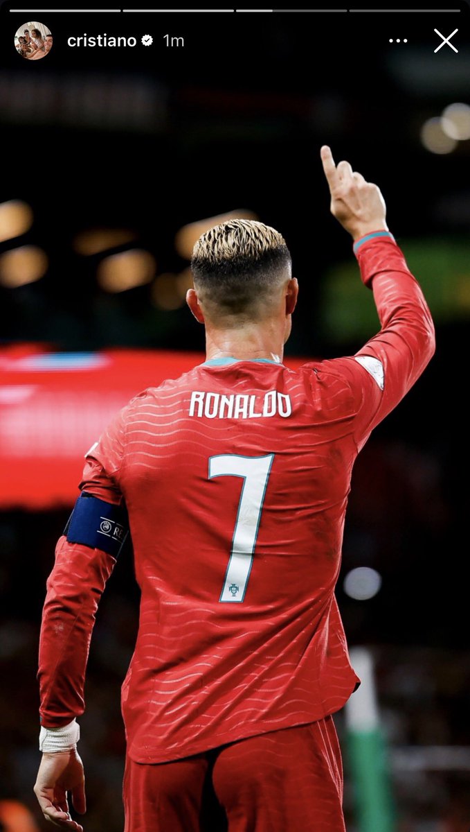 fedevalv_'s tweet photo. 🚨Cristiano Ronaldo on IG: “First step taken. Let’s go, Portugal!” ❤️ https://t.co/Yq119HLMtH