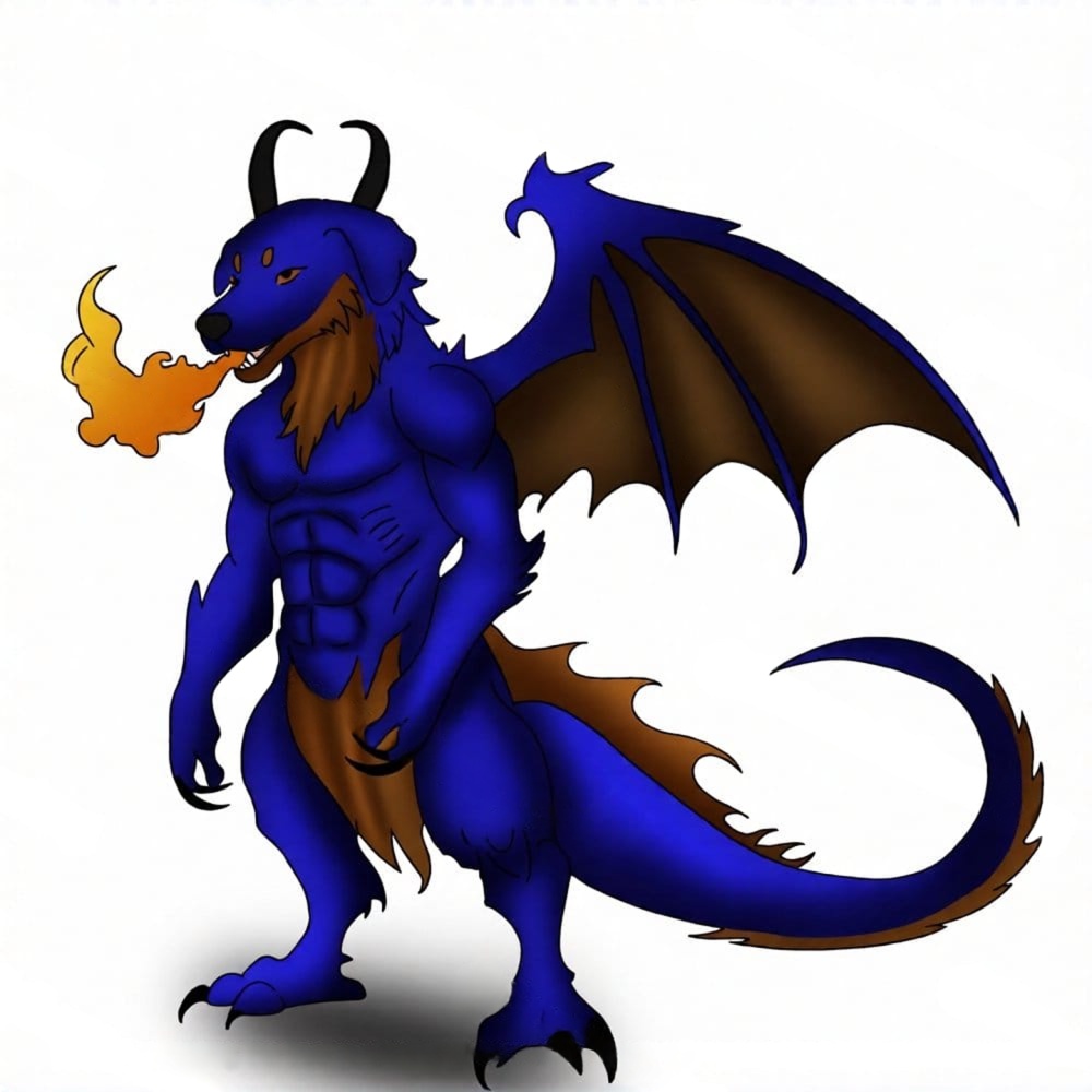 voidfang_'s tweet photo. Fire in the blood

#FurryDragon #BlueDragon #AnthroDragon #FireBreath #FurryArt https://t.co/1pL4NOTUpc