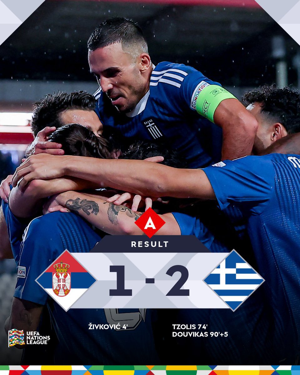 SportNapoli1926's tweet photo. ❌Serata amara per il portiere del #Napoli Vanja Milinkovic #Savic. La Serbia viene ribaltata nel finale con il gol di #Douvikas. https://t.co/AIML3NOR55