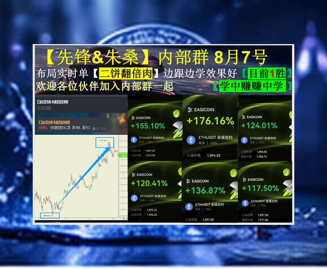 MarciaMonicaj's tweet photo. Don’t stop until you’re proud.
快速波动怎么看？每日整理观点。风险提示函🍘技术论坛💵加密算法🈲二餅
NEAR♿市值排名🕗UNITR😥VeChain
比特币 以太坊 币圈 免费合约跟单社区👉 【主页简介】 👈 https://t.co/mUxdTdhVVA