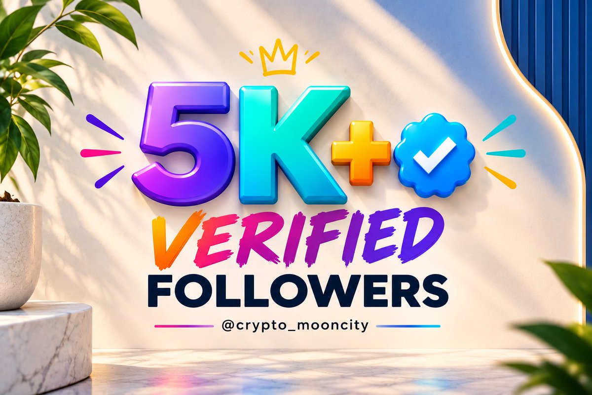 crypto_mooncity's tweet photo. If you need 5K+ verified followers 💫

Comment “Active” below 👇

I will boost your page. Keep moving! 💙 https://t.co/TZ7lx9nrsD