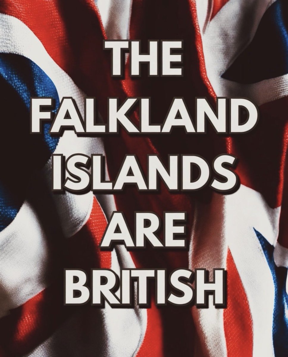 WillCalverleyUK's tweet photo. The Falklands are British. 🇬🇧 https://t.co/1hIvdZ9Nec