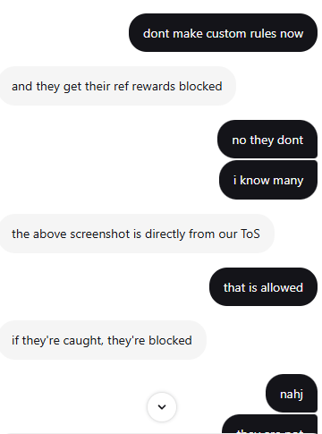 D0KT0R3NCLIPS's tweet photo. Csgoempire is the place that asks. What doo you use your money for. Then proceeds to remove me from self referring on their 90% rtp site.

which 1000s of people doo.
Then he said he removed it. 
Then i was like fuck it i just want out and im playing t and ct on roulette. And he is saying your not playing legit. 
Motherfucker! I was playing on football winning.
Suddenly they write to me and its a big issue.

SO MANY HAS BET ON T AND CT AT THE SAME TIME ON THEIR MONTHLY LEADERBOARD. WHEN COMPETING AGIANST EACHOTHER!

STAY FAR FAR FAR AWAY FROM THEM!

BTW AFTER HE SAID ITS 100% LEGIT WHAT IM DOING. ONLY BECAUSE  I SAID I WOULD TWEET ABOUT IT! 
Fucking losers.

@CSGOEmpireV3