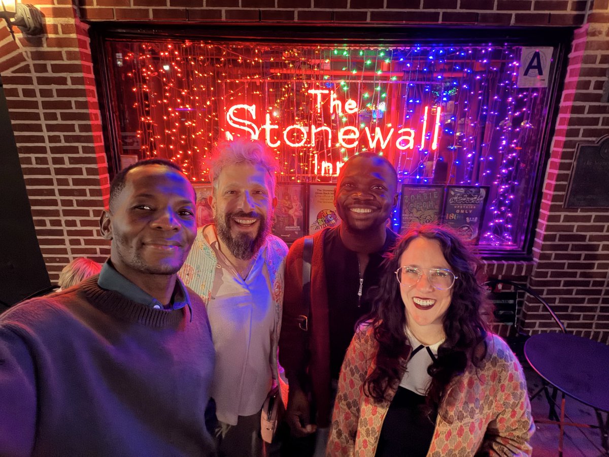 Steven_Muleme's tweet photo. Last night was all about queer joy. There is something powerful about coming together simply to celebrate who we are, connect, laugh, dance and be in community. And doing it at the historic Stonewall Inn made the evening even more special.🏳️‍🌈 https://t.co/DYxU0NQy0u