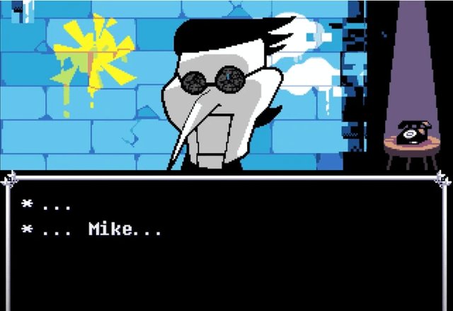 AnonyFlower420's tweet photo. @Calamity_shark @crmartin5755073 From what I remember, he was just like the Addisons(literal ads, likely promo emails) until he started taking those calls(the phone in his shop, presumably "Mike") and he became a "washed up salesman"(spam email) https://t.co/ONCuzMfnwW