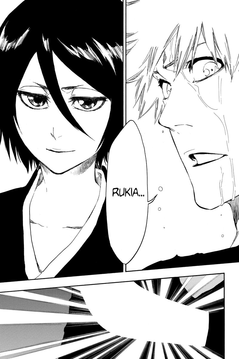 rukiastoenail's tweet photo. the way ichigo started doubting his own father and urahara because he thought they were backstabbing him(sorry),but when he saw rukia was the one holding the sword, he immediately loses all doubt😭it's either
a)he trusts her completely
b)he doesn't mind being backstabbed by her😏 https://t.co/BubSbIQS5W