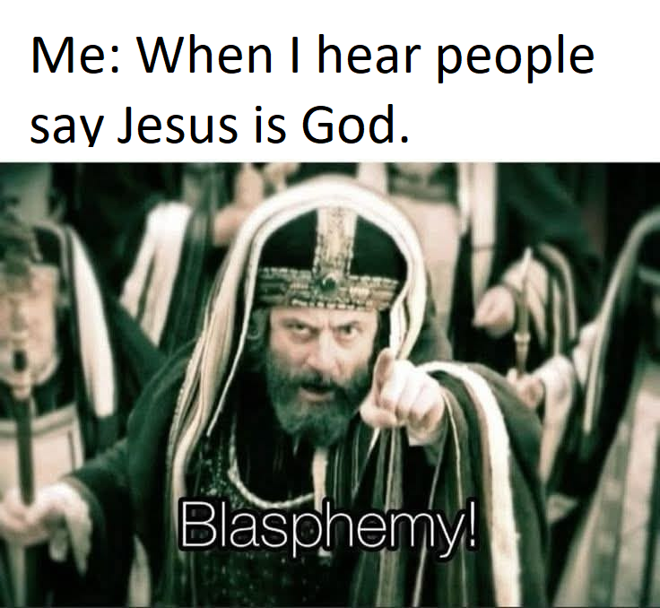 BTalk712's tweet photo. Making Jesus the Almighty God is blasphemy. Just a fact. https://t.co/rZanzilrLQ