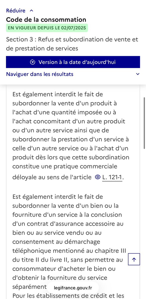 valinorh's tweet photo. @Nico__RdN @Coindesbarons La pratique de la vente liée est illégale en France et peut conduire à des poursuites judiciaires. Je vous invite à utiliser la plateforme @SignalConso pour dénoncer les faits ou contacter la @dgccrf directement https://t.co/LNdRAu7lLs