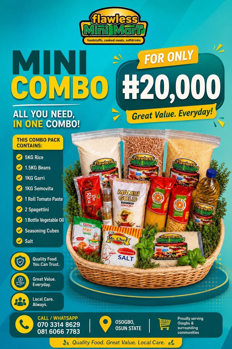 OlabodeOmosola's tweet photo. @Issaka525 I'm interested in this package o
Thanks as you're giving back to society https://t.co/QdzOMDBRtj