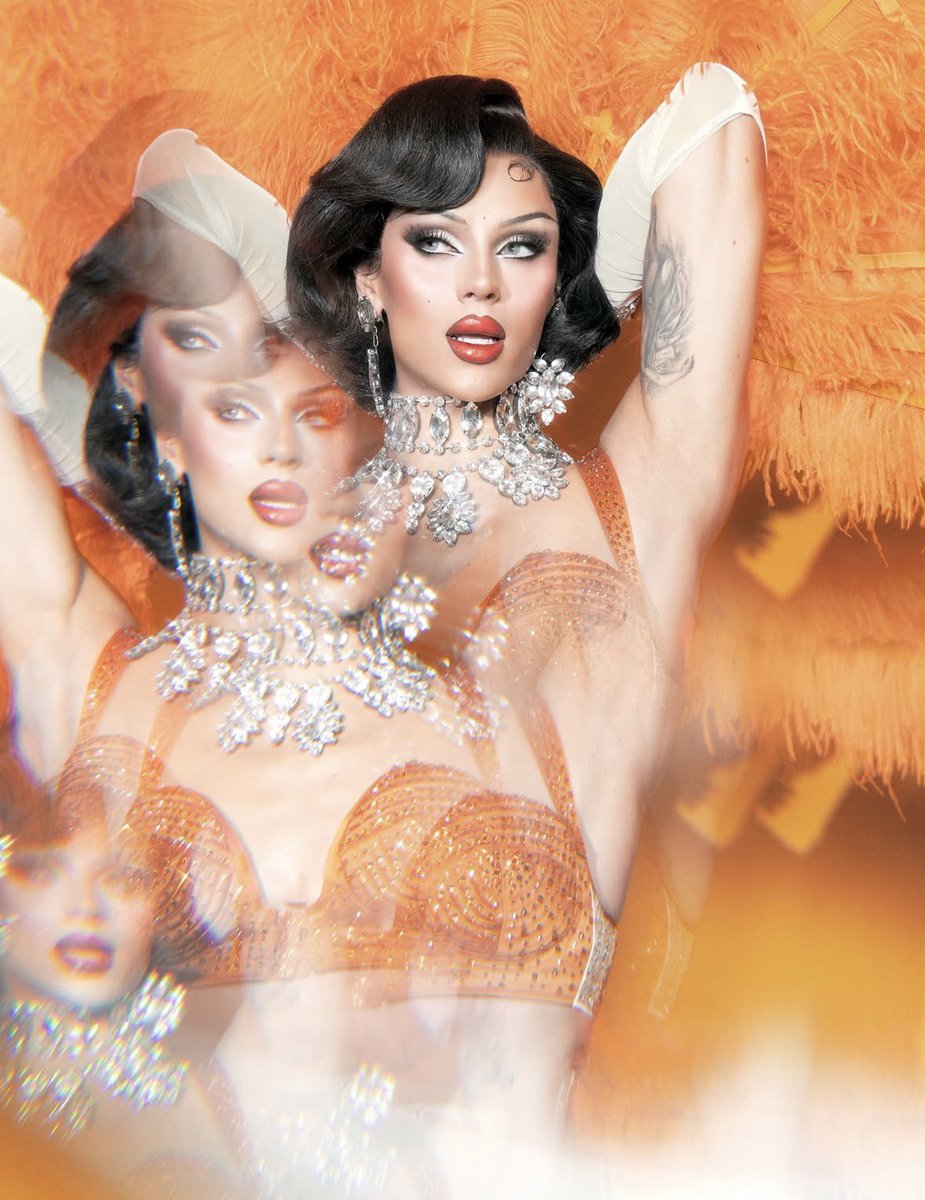 Drag_Crave's tweet photo. Flesh looks ravishing in her Talent Show look for RuPaul’s Drag Race UK series 8. https://t.co/MUXncZcFXe