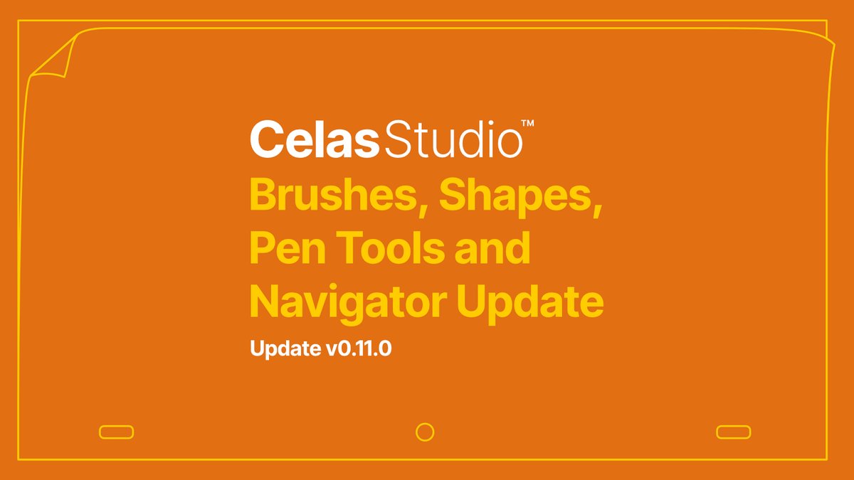 celasstudio's tweet photo. Celas Studio 0.11.0 is out! 🎨

Our largest Early Access update yet:

🖌️ 109 brushes
✨ New Effects brushes
🔷 14 new shapes
✒️ Reworked Pen &amp; Node tools
🧭 Navigator
🎬 Better video &amp; audio
⚡ Faster rendering &amp; exports
#CelasStudio #animation #2danimation #digitalart https://t.co/wXq9jD0lDO