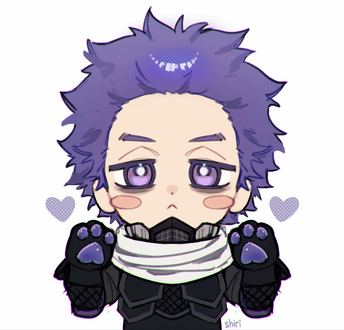 vilka_v_glazu's tweet photo. I felt like drawing something cute and very, very small, so... Tiny Shinso!!💜 https://t.co/s8EjoLd4fH