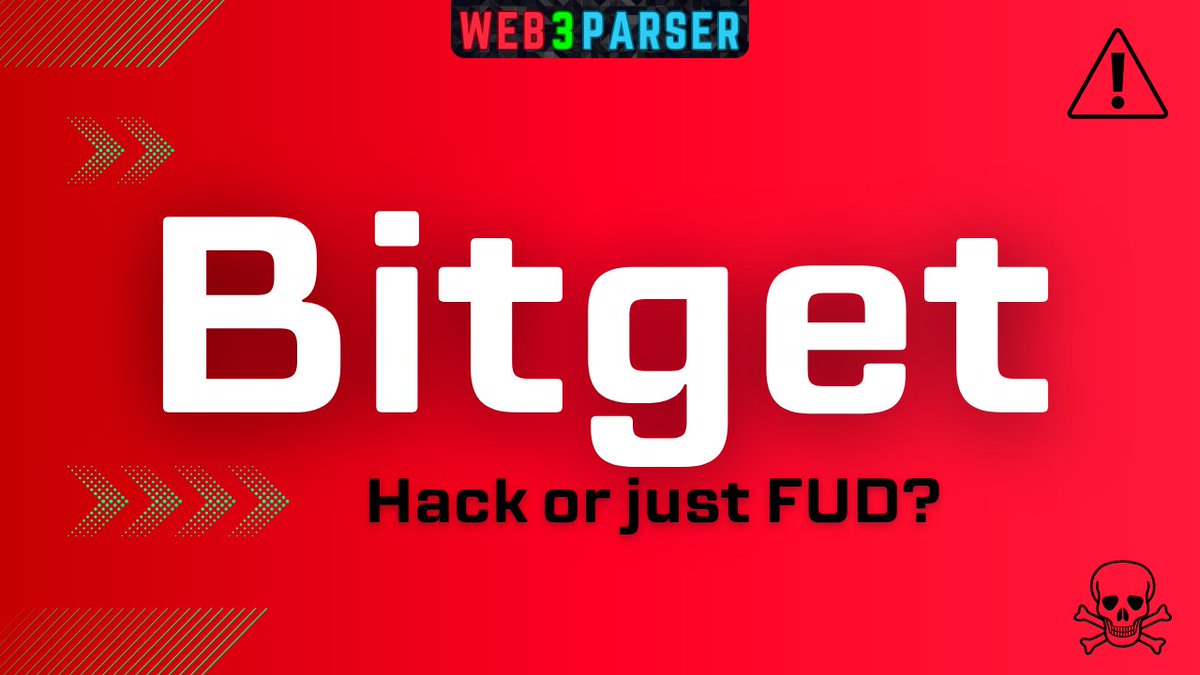 web3parser's tweet photo. FUD is spreading that Bitget got hacked.

This is not an official confirmation from the exchange yet. It is onchain: wallets labeled as Bitget hot/cold moved about $160–183 million in a short window. The Block reported $170M+ going to a single address. ETH, stables, AVAX, BNB, XAUT were in the flow.

First red flag: a fresh Arbitrum wallet bought ~7,111 ETH in minutes with ~$19.7M USDT0 from a labeled Bitget hot wallet - and paid a premium to spot. Stables were then flipped to ETH fast. That looks more like stolen funds being moved out than a routine internal transfer to the exchange’s own cold wallet.

But it is still a version. It could be compromised ops wallets, or a mislabeled whale wallet. Bitget has not commented. Silence after a move like this is itself a problem.

Be careful. A lot of people will rush to withdraw. In hours like this, the extra risk is phishing “withdraw now” links, fake sites and jammed withdrawal queues.

#Bitget #CryptoSecurity #CEX #Onchain #Crypto