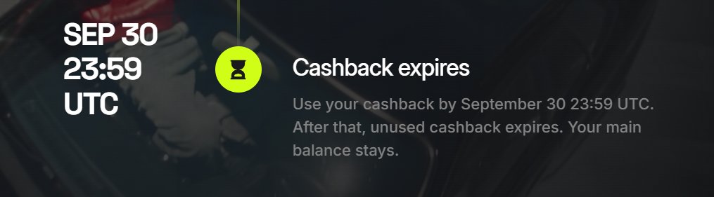 Klever_Talha's tweet photo. Not a true cashback tho. Its just "double usage" offer. You have to spend $1 to get $1 credits back. https://t.co/CE0MsDuqEr