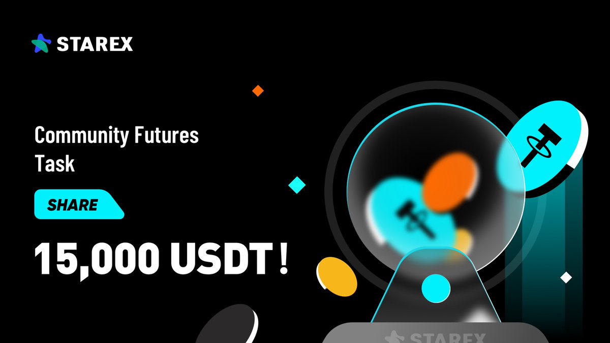 StarEx_Global's tweet photo. 👑 Master the crypto breakout in the #StarEx Community Futures Task!
🏆 Trade over 5,000 USDT in volume to climb the community leaderboard.
💵 Higher ranks mean a bigger share of the 15,000 USDT dynamic pool.
🚀 Invite more friends to pump the total reward pool even higher👇
🔗 https://t.co/861rIPzJoN
#Crypto #Airdrop #Trading