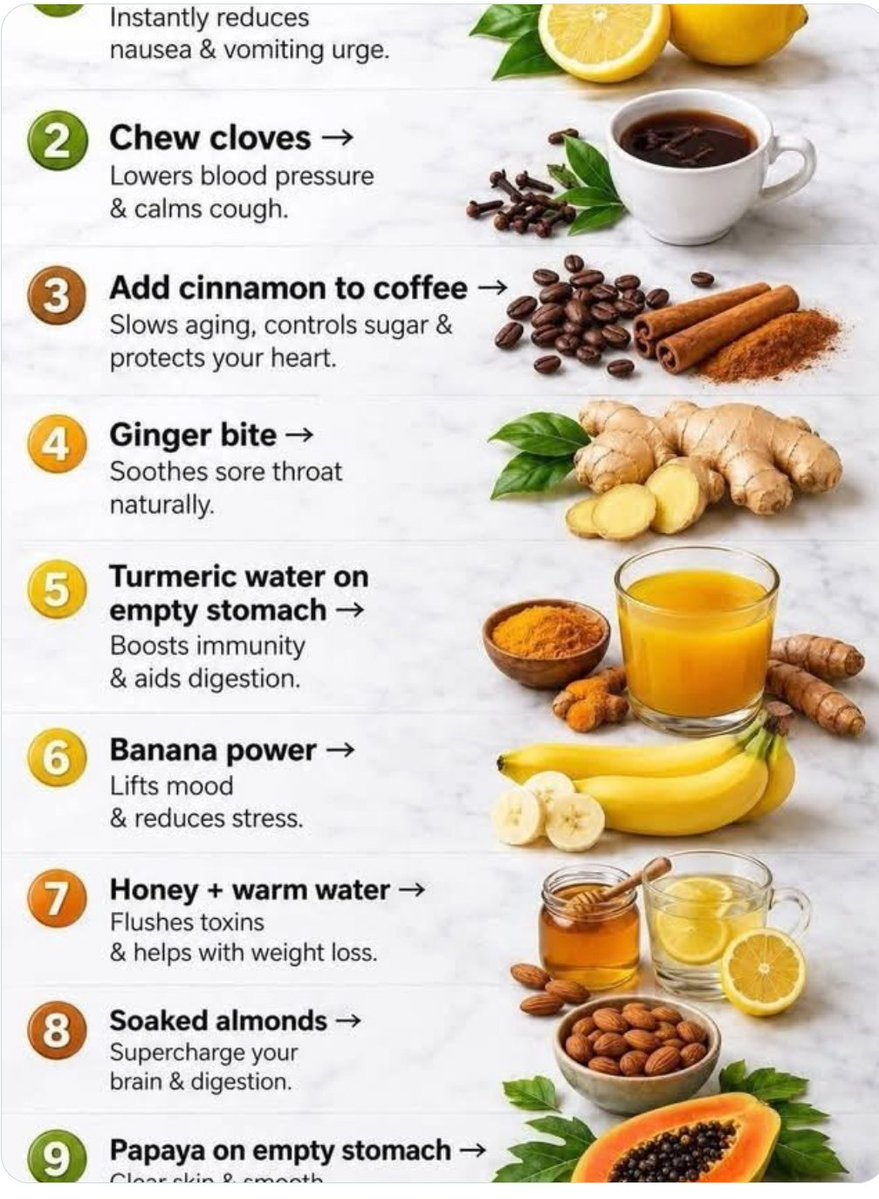 Aiprincess_bd's tweet photo. 🌿 9 Simple Natural Remedies &amp; Foods for Everyday Wellness 🍋🥑✨ https://t.co/kphhl1QsWG