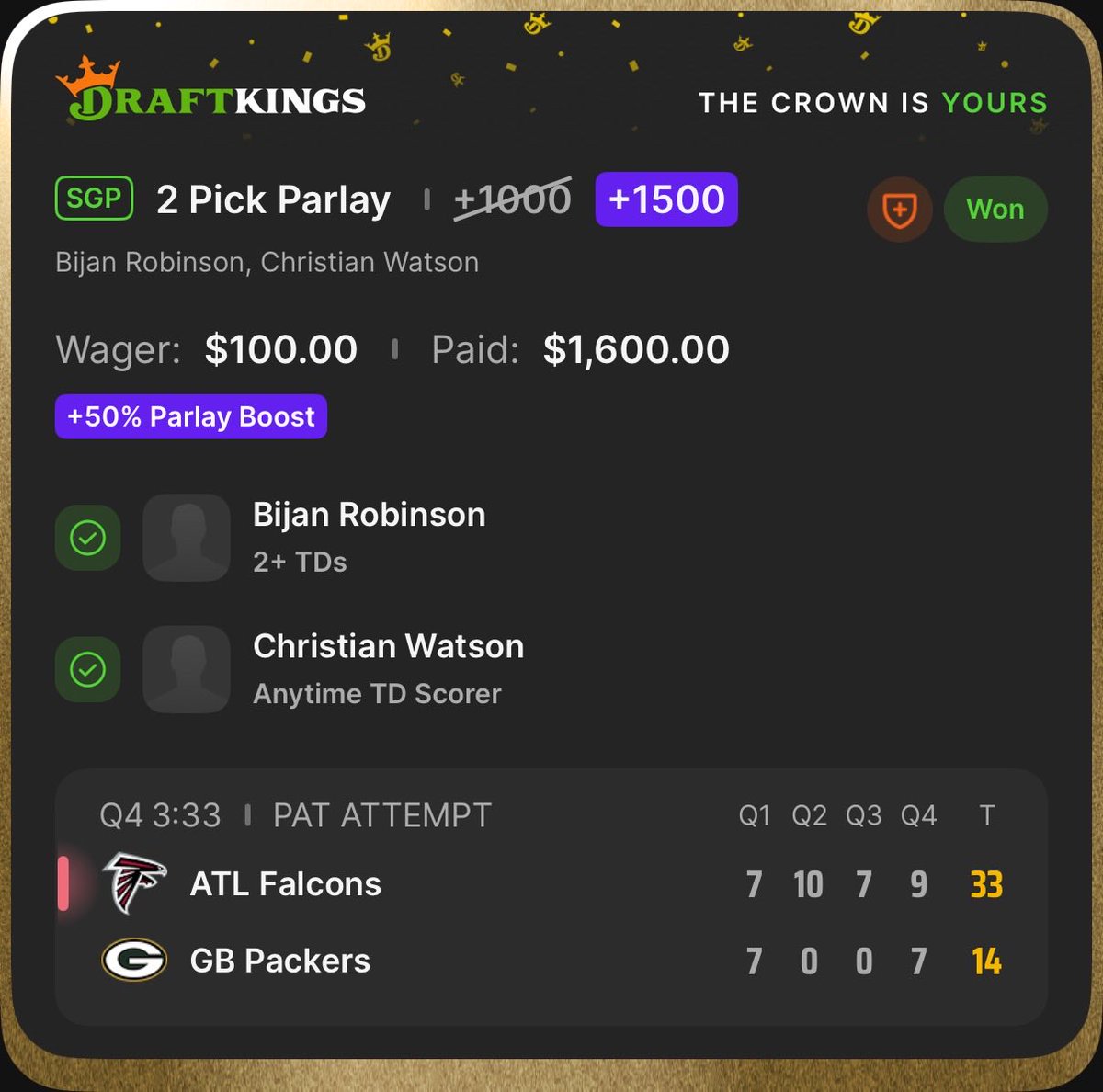 BrookieJ07's tweet photo. Naming my future dog Bijan 🐕 
CASH IT 🤑💰💵💸✅🏆🥳🎉 https://t.co/JyPhPDhmsK