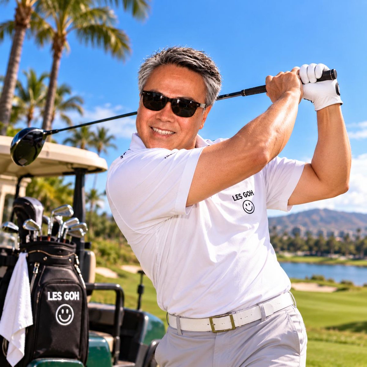 Lezzgoman's tweet photo. LES GOH GOLFIN https://t.co/zUhRgXJAns