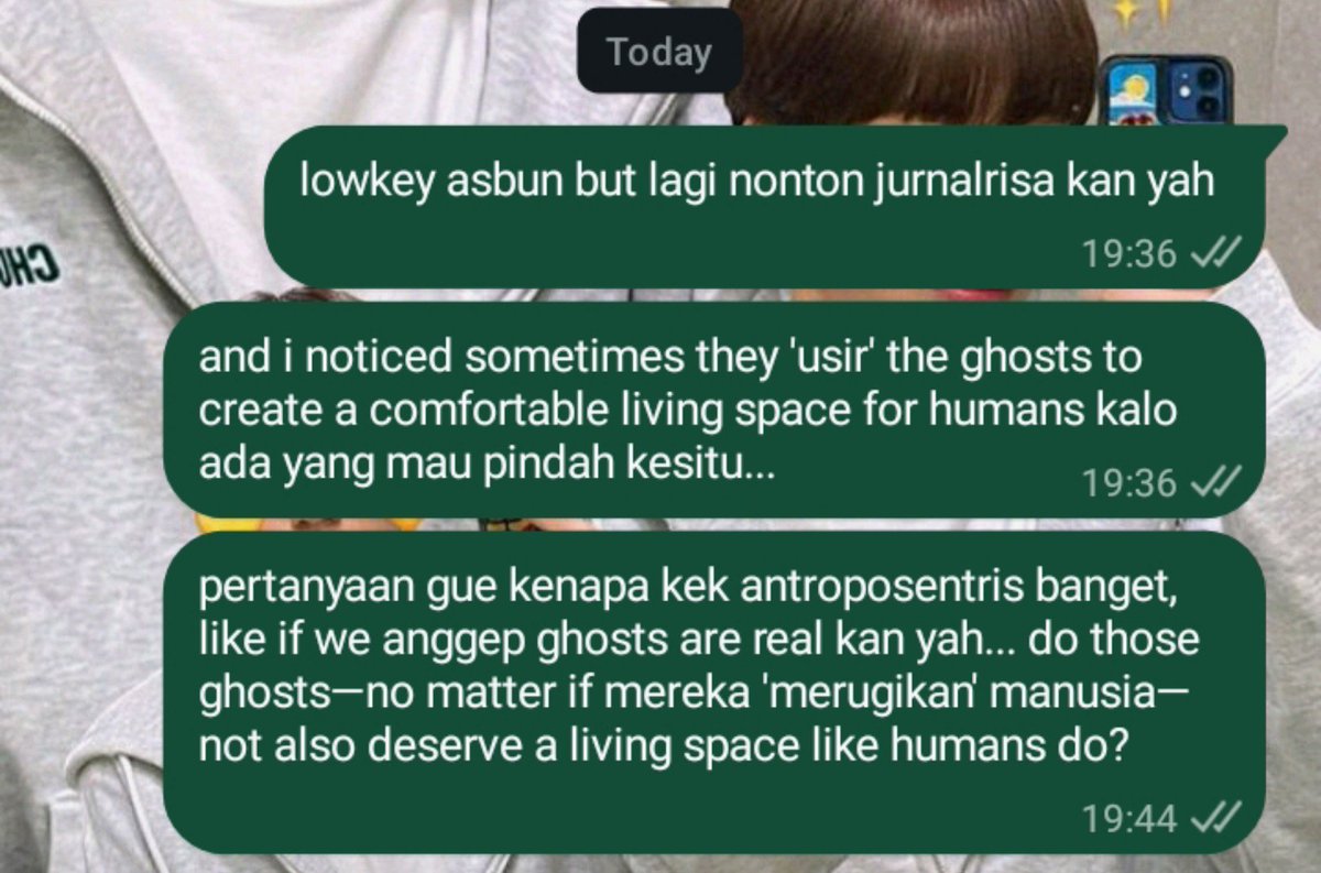 HAOINTIZ's tweet photo. open diskusi for #oomfs and #nonoomfs karena pertanyaan #menarik jujur... ghosts & supernatural existence (or non-existence) is genuinely such an interesting social science topic https://t.co/Ohekq34zaI