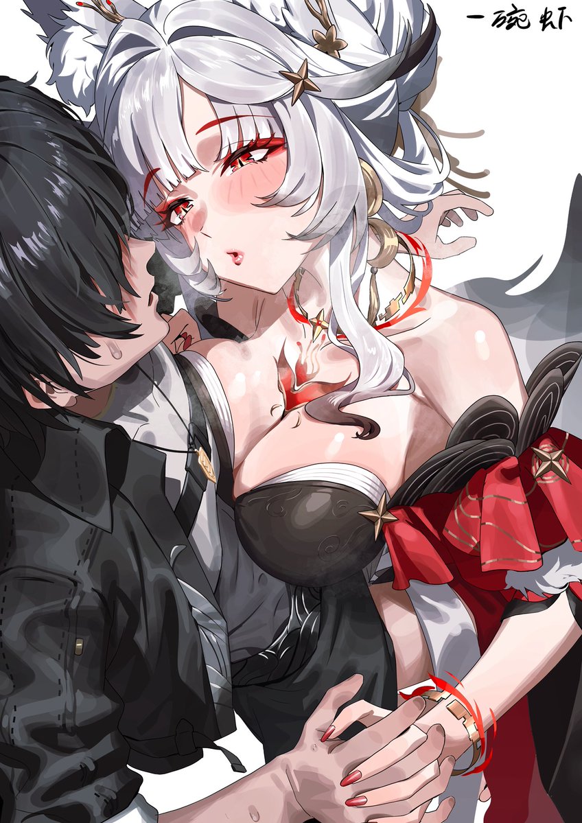 BenDover5m's tweet photo. Gorgeous 

#WutheringWaves #鸣潮 #Hsin 

Credit —  凑弟弟 pixiv https://t.co/NMjnzkfxK5