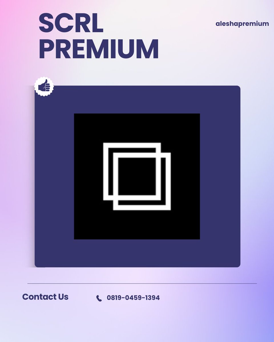 dendenaat's tweet photo. 🧸ྀི Ready SCRL PREMIUM scrl premium
ᝰ.ᐟ 1 tahun  ─.✦ 20.000 
𓋰 bisa andro &amp; ios 
𓋰 2000 testi cek bio
𓋰 admin fastrespon 

╰┈➤ 📩  https://t.co/q8kfu2OaXu
Scrl pro scrl premium 
#zonauang #bealanja https://t.co/TWENN6Ef1F