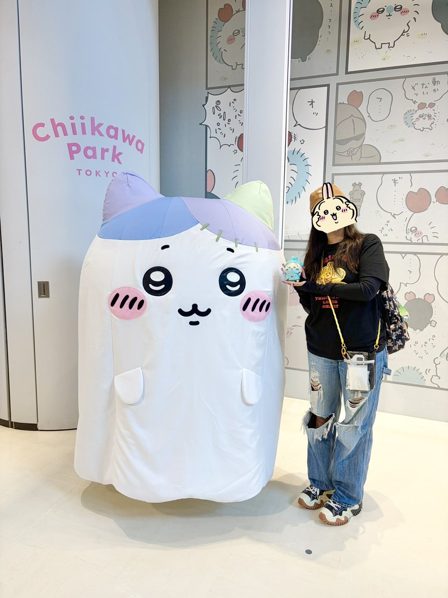 PoTepOtE3298's tweet photo. オバケハチワレ👻
#ちいかわパーク 

おでこで読み取るタイプの
オバケでした👻 https://t.co/wvR2xW19oW