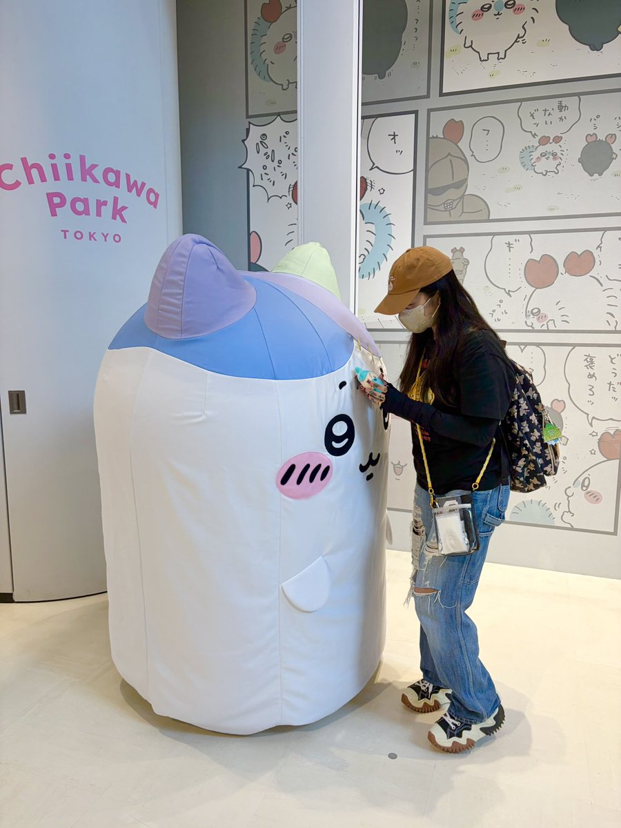 PoTepOtE3298's tweet photo. オバケハチワレ👻
#ちいかわパーク 

おでこで読み取るタイプの
オバケでした👻 https://t.co/wvR2xW19oW