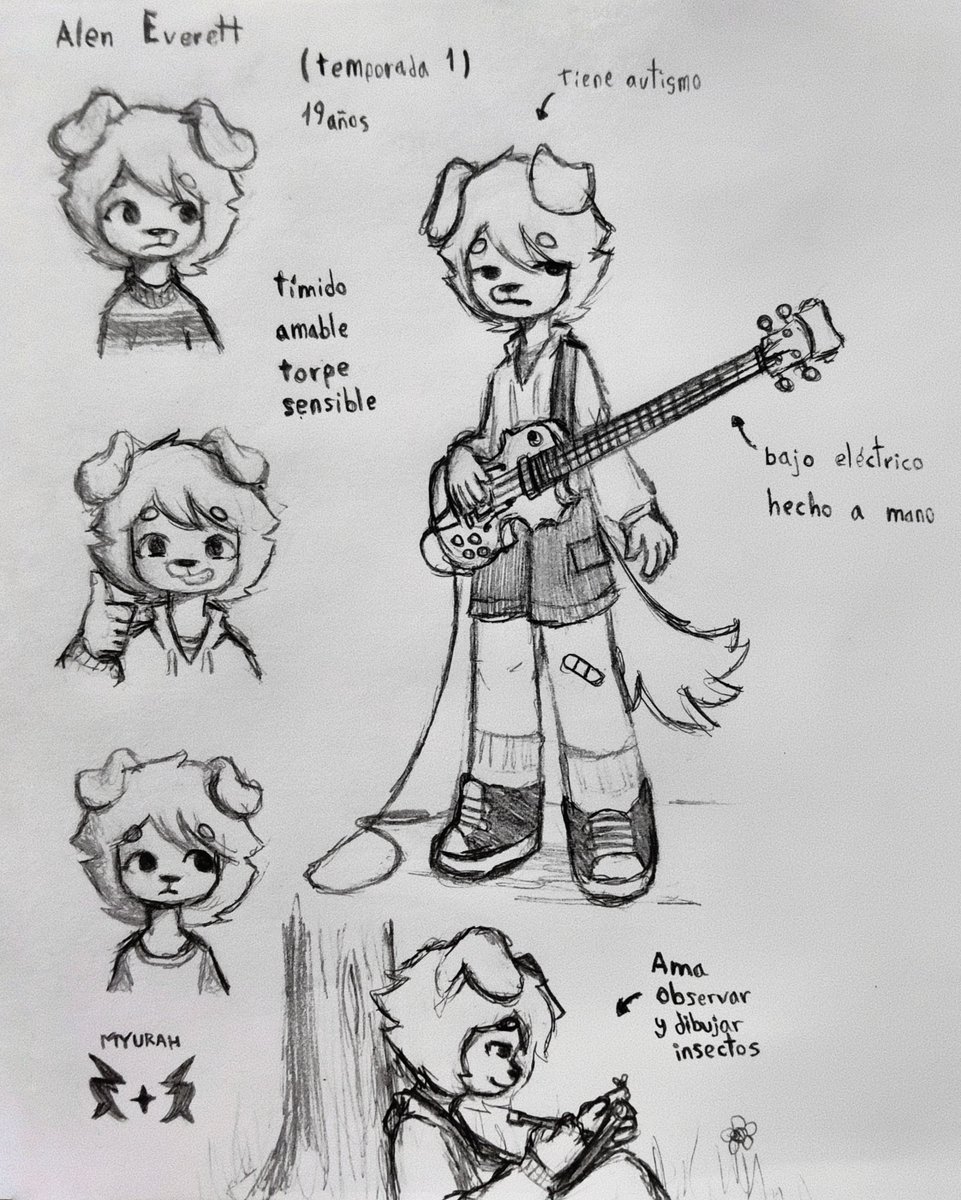 _Valetty's tweet photo. Les presento a Alen

Es un chico amigable, pero sufrió de mucho bullying por su actitud temerosa, distraída, tímida y sensible

Aquí se hace el serio disque para verse cool xd

ama ver las estrellas y buscar insectos entre las plantitas

Es bajista y cantante en la banda "MYURAH" https://t.co/k46l2N4kJR