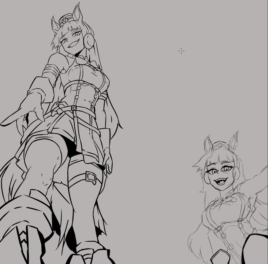SmokeyLive1's tweet photo. This is how far I got today! I couldn’t draw any more, I’m super exhausted unu https://t.co/46bXF3nC26