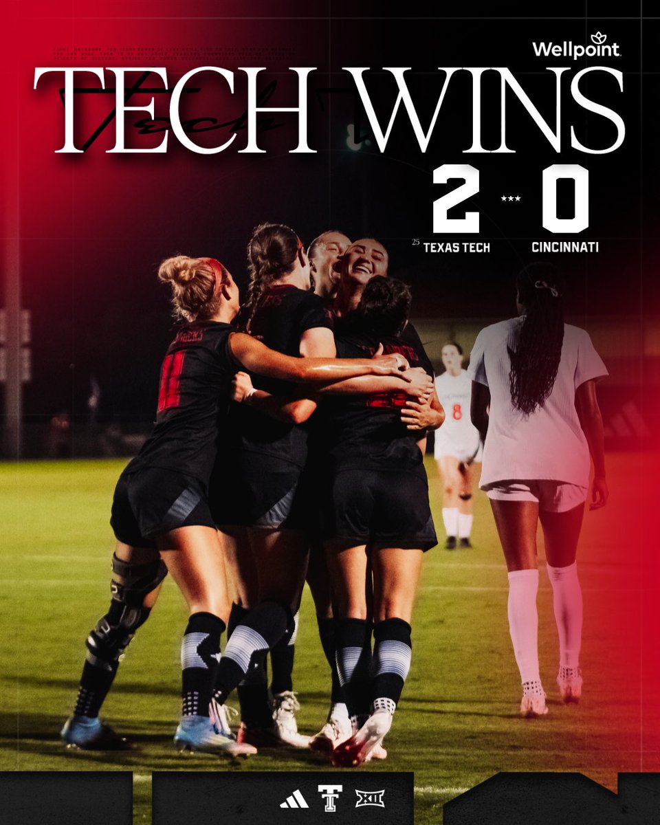 TexasTechSoccer's tweet photo. Another dub at Ft. Walker ‼️

#WreckEm | @wellpoint https://t.co/DmgksNFzSy
