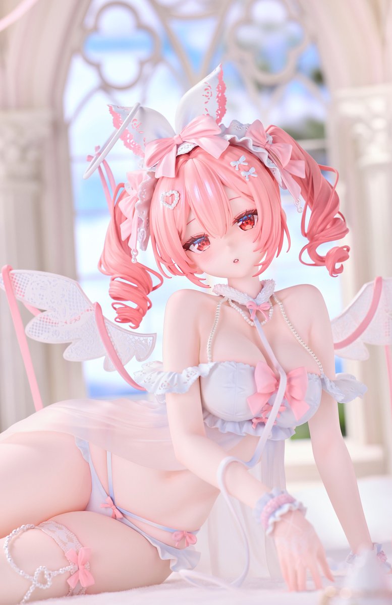 rosuuri's tweet photo. Siki Anim様の「白うさぎ Rosu天使Ver.」1/4スケールフィギュアの予約が開始されました！ぜひよろしくお願いいたします！

Preorder now open for White Rabbit Rosu Angel Ver. 1/4 scale figure!!🐰🪽 https://t.co/cQeEp1H4Eg