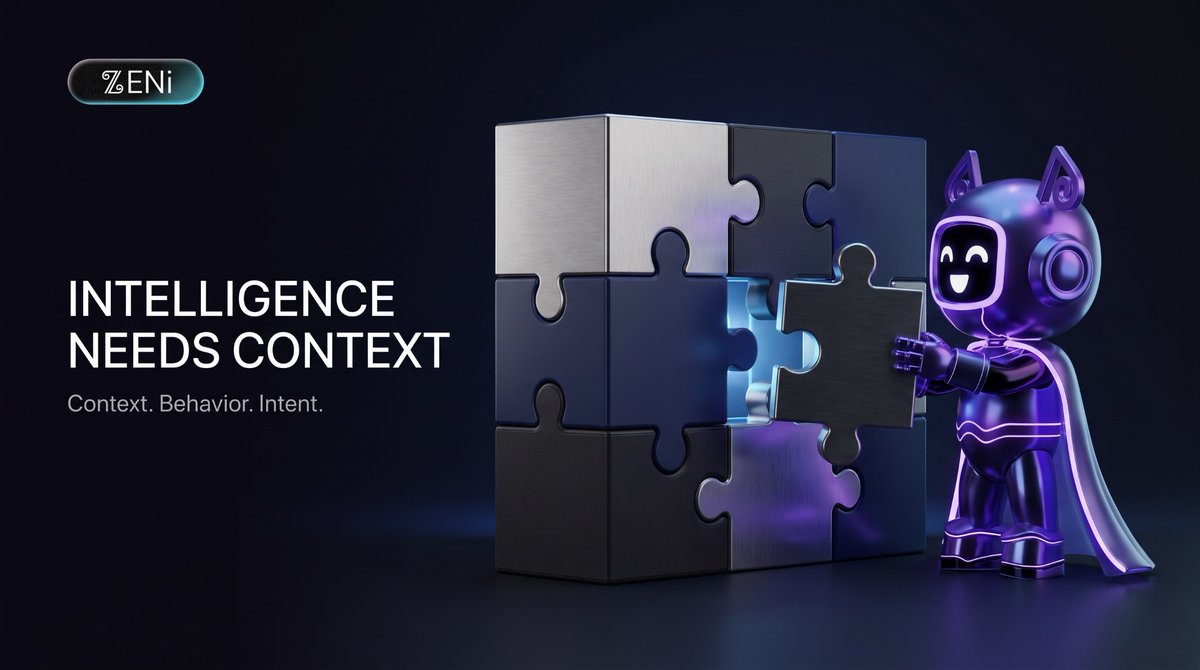 ZENi_io's tweet photo. The next generation of AI won’t just process information. 🤖

It will understand context, behavior, and intent — powered by signals shaped by real human activity.

That’s the future ZENi is helping build. 🚀

#ZENi #AI #Web3 #AIAgents https://t.co/SnVz6y2MLF