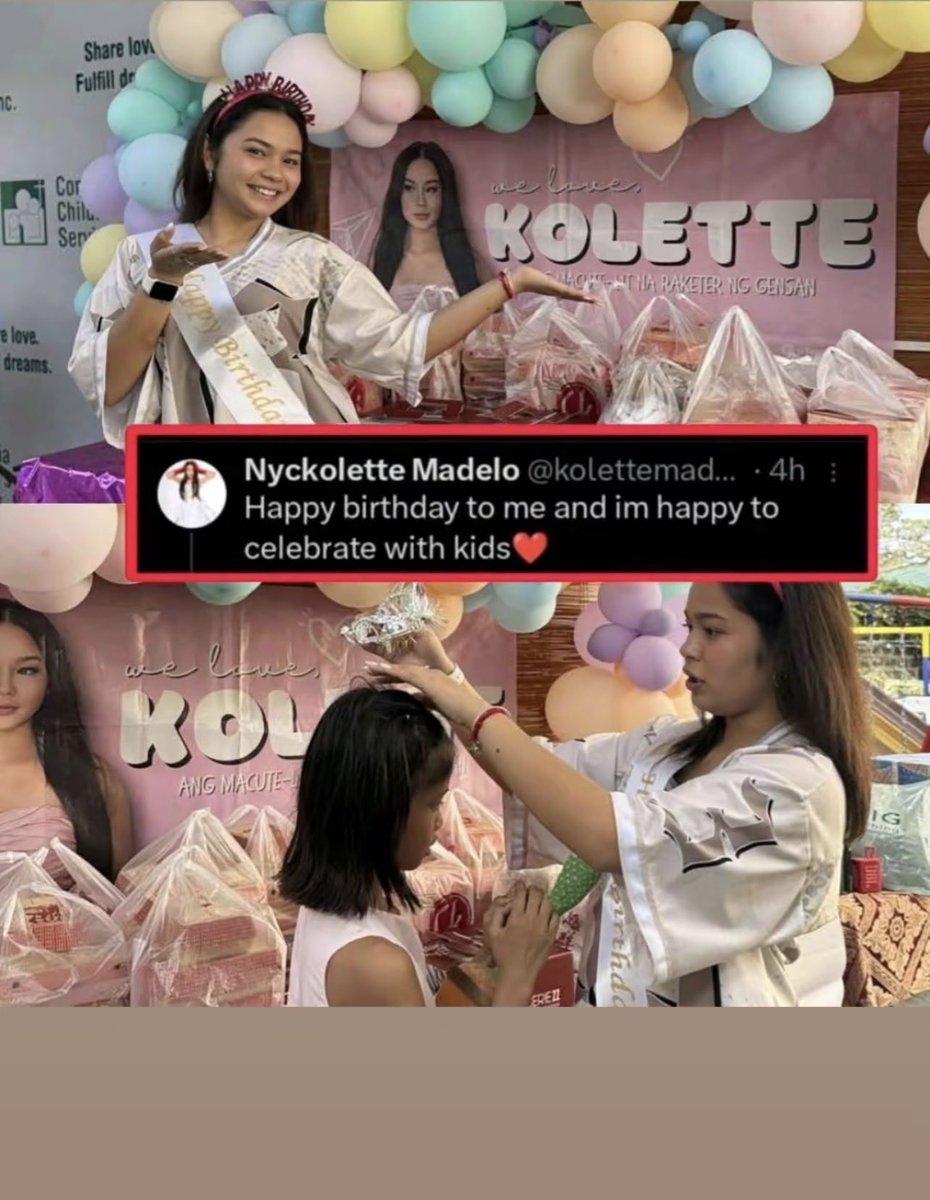 _e_xx_p's tweet photo. i admire how good her heart is. ❤️
#KoletteMadelo #kolette 

credit to the owner for this photo &amp; video https://t.co/CzqLTOFjJr