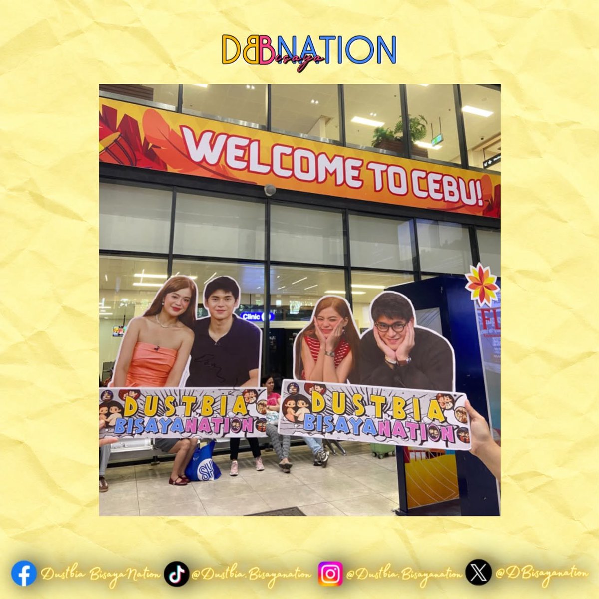 DBisayanation's tweet photo. Team Airport is ready! 💛🥰

We can’t wait to see you again, Dustin Yu! We’re so excited to welcome you back and show you just how much love and support you have from all of us. 🥹💛 https://t.co/1QaPT9nwvF