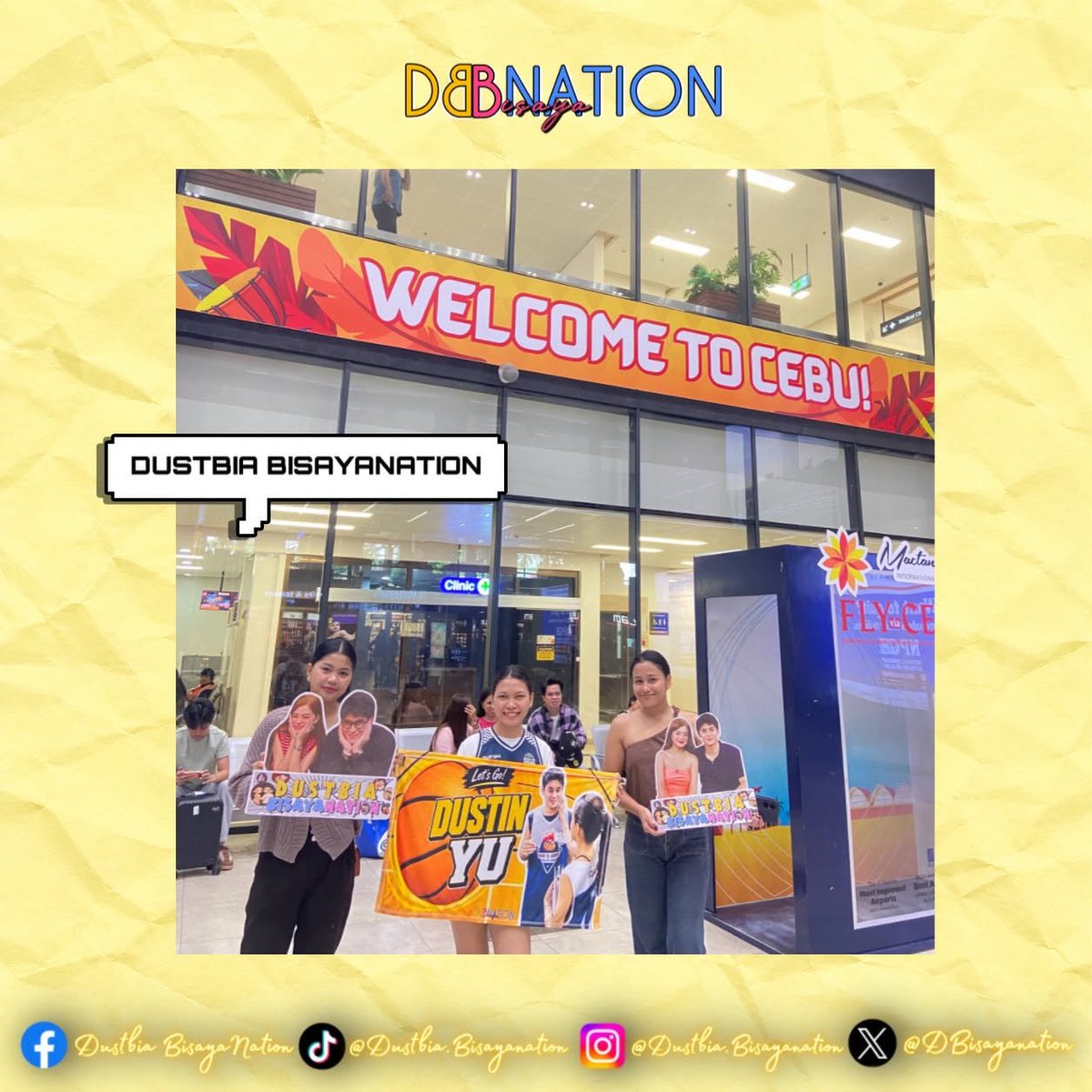 DBisayanation's tweet photo. Team Airport is ready! 💛🥰

We can’t wait to see you again, Dustin Yu! We’re so excited to welcome you back and show you just how much love and support you have from all of us. 🥹💛 https://t.co/1QaPT9nwvF