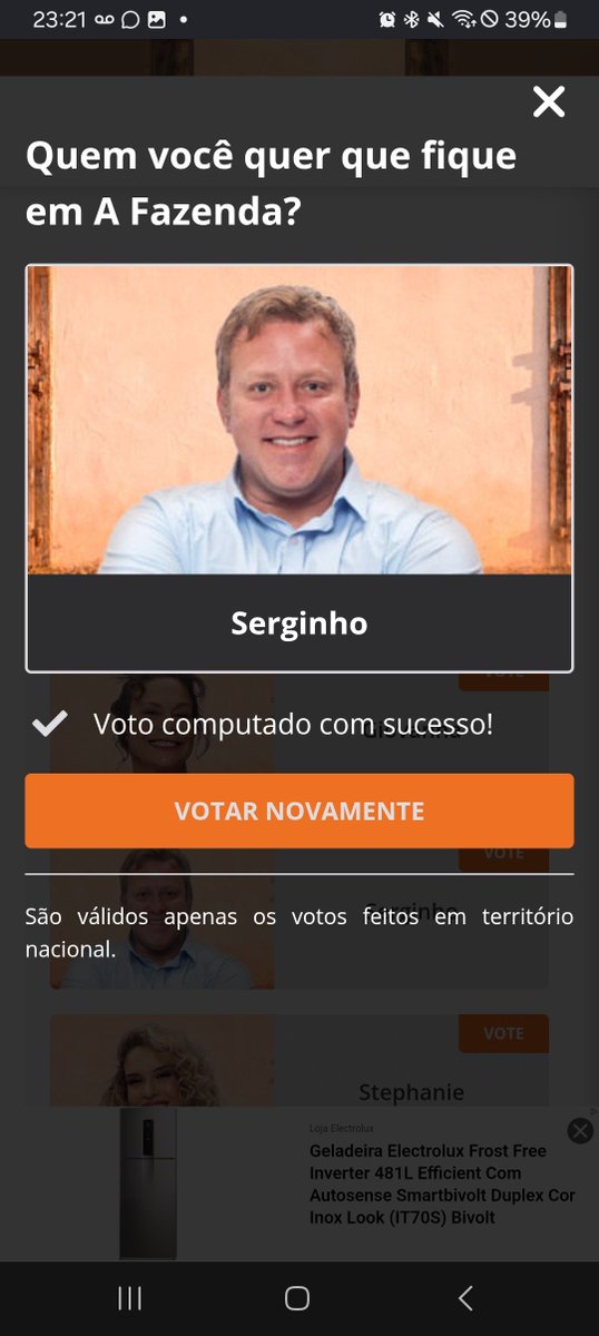 avaranda3's tweet photo. #FicaSerginho
#EliminaçãoAFazenda https://t.co/HEUEferzjO