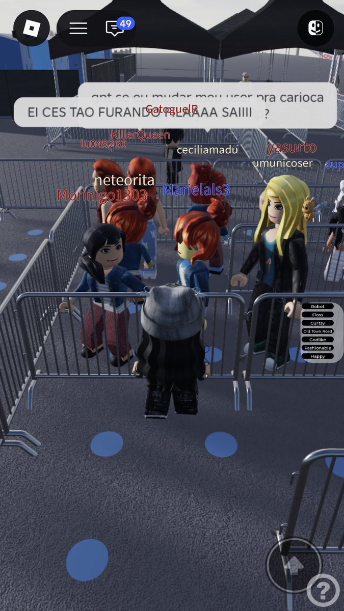 desdemeteoro's tweet photo. Tão furando fila no Roblox https://t.co/DtEVQf53rm