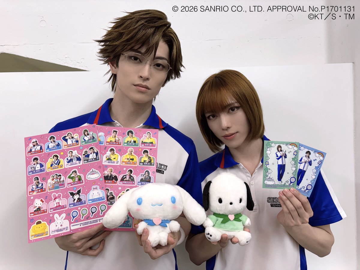TennimuNews's tweet photo. 【🎾テニミュ4th in カラフルピューロランド🌟】
テニミュオンラインストアでのスペシャルグッズの再販は本日まで！
 
手塚くんと不二くんのお写真をお届けします📸
この機会をお見逃しなく！
※サンリオピューロランド内での販売は継続いたします。
 
詳細はこちら👇
https://t.co/CUgbZ0TmqA https://t.co/QprVYQTzoG