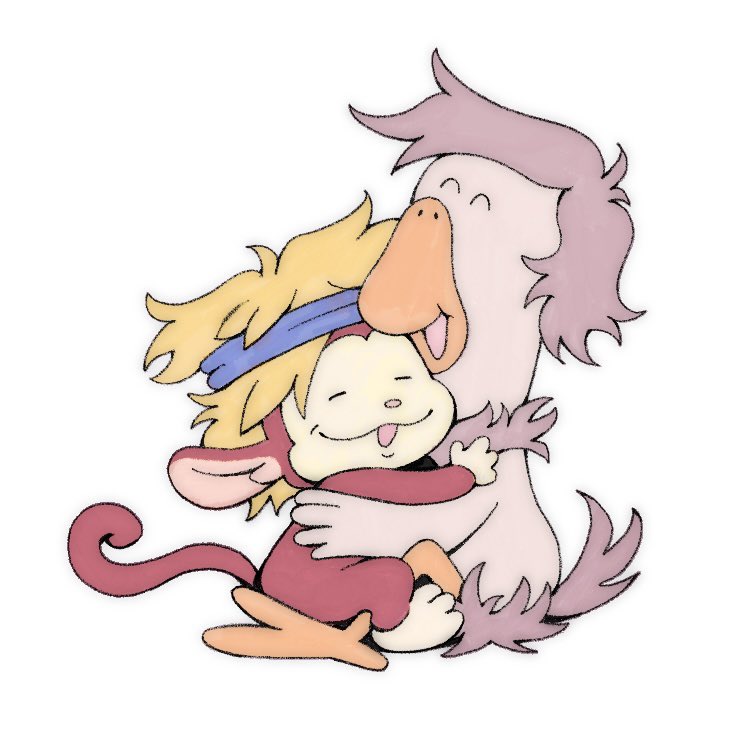 wetlittlebeast's tweet photo. Can monkey and birdie.. be friends..? https://t.co/nMUevVy5Xf