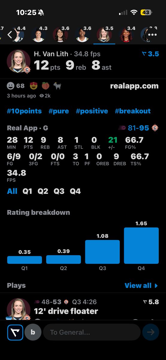 BigBackAlek3's tweet photo. HVL almost had a triple double why is no one talking abt it? https://t.co/Kcnnsjplff